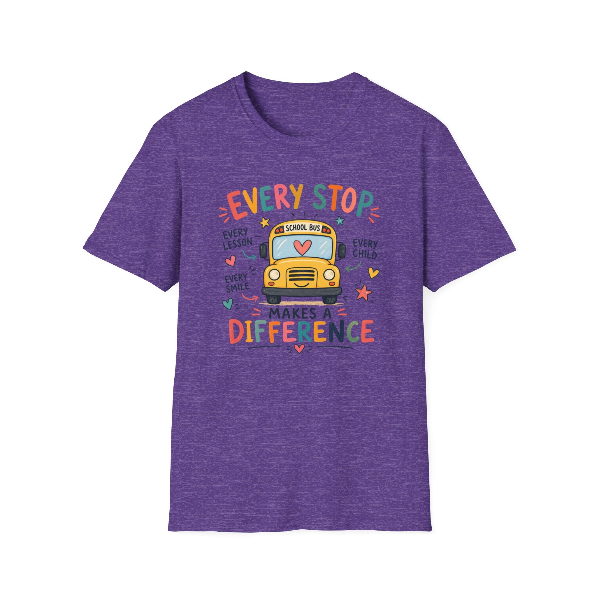 School Bus Teacher T-shirt