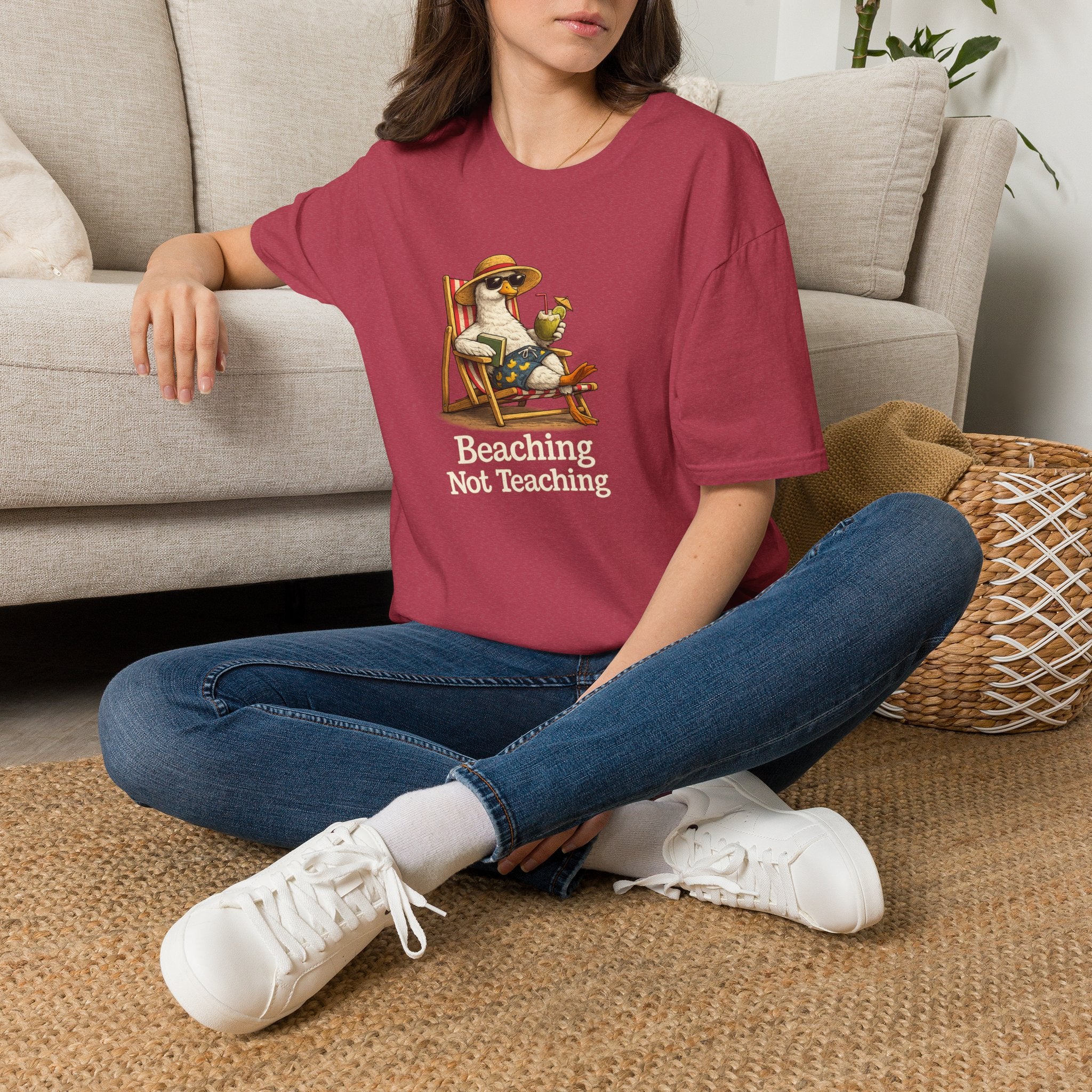 Beaching Not Teaching T-shirt