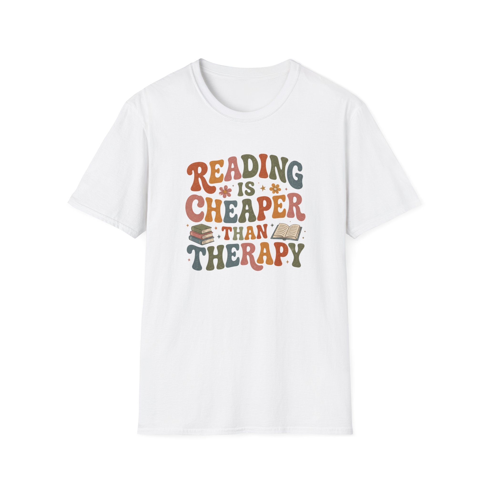 Funny Reading Therapy T-shirt