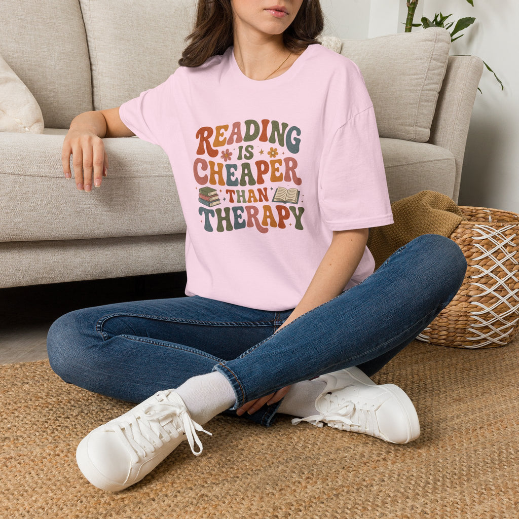 Funny Reading Therapy T-shirt