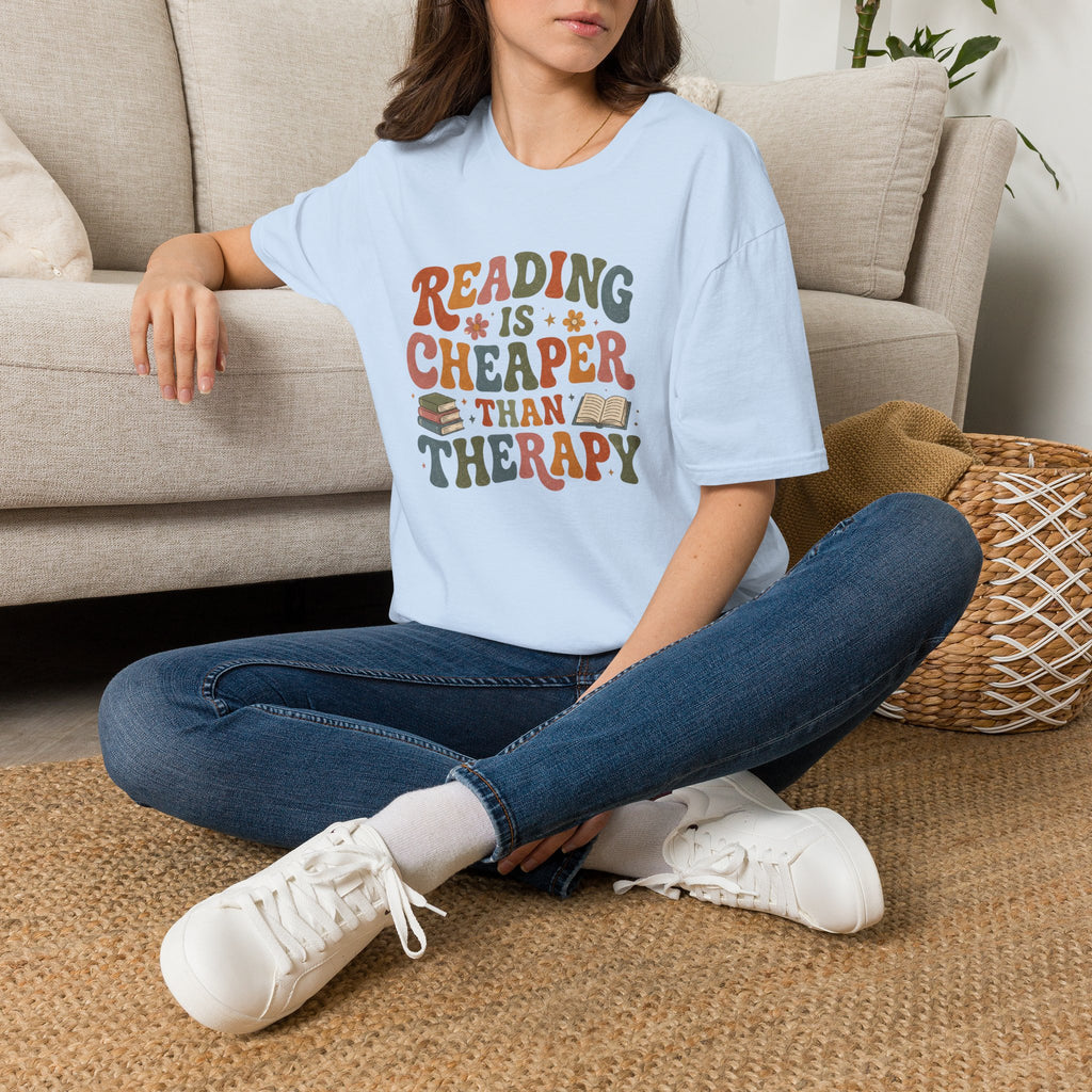 Funny Reading Therapy T-shirt