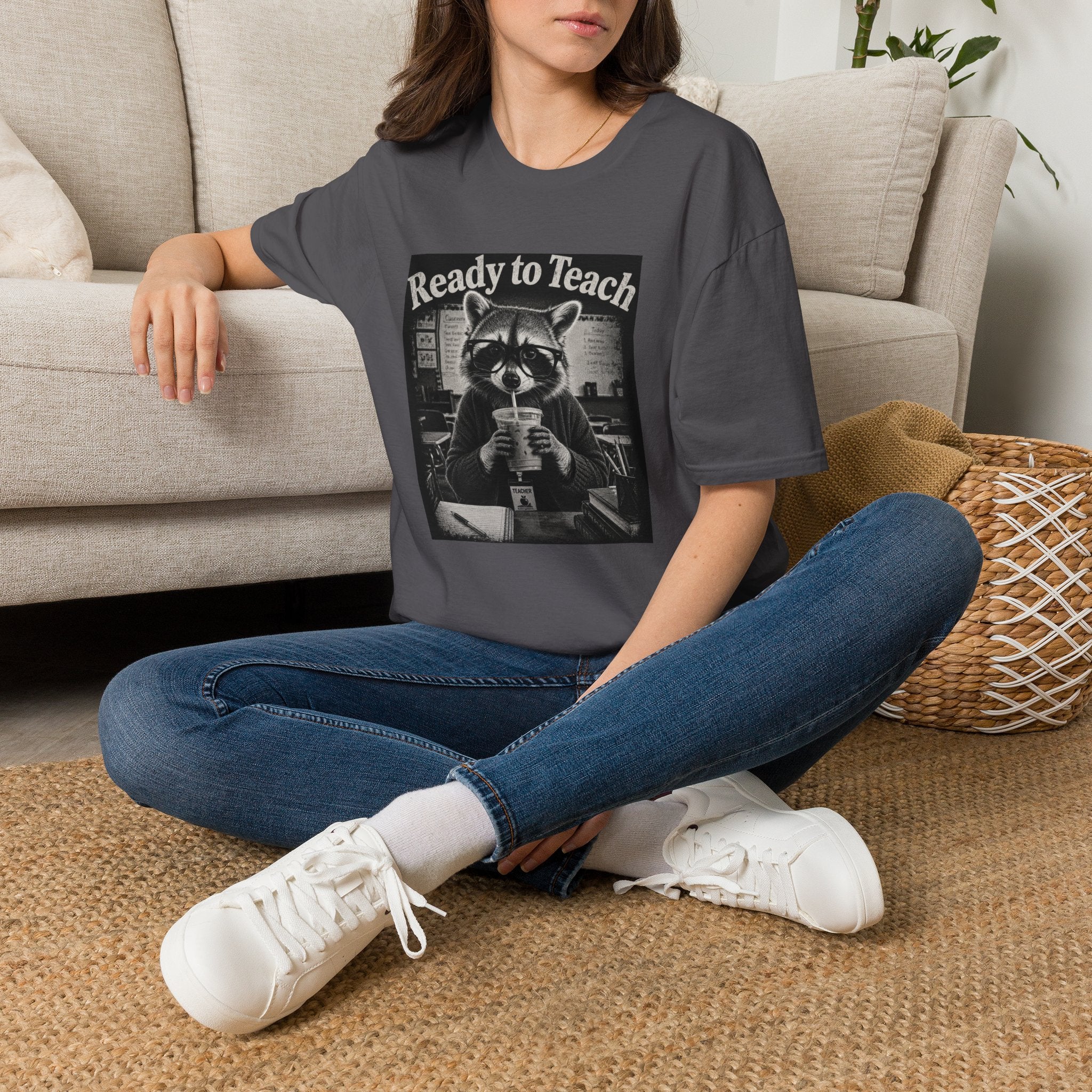 Racoon Teacher T-shirt
