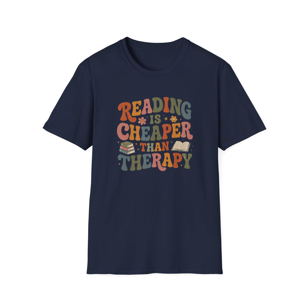 Funny Reading Therapy T-shirt