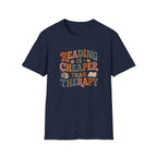Funny Reading Therapy T-shirt