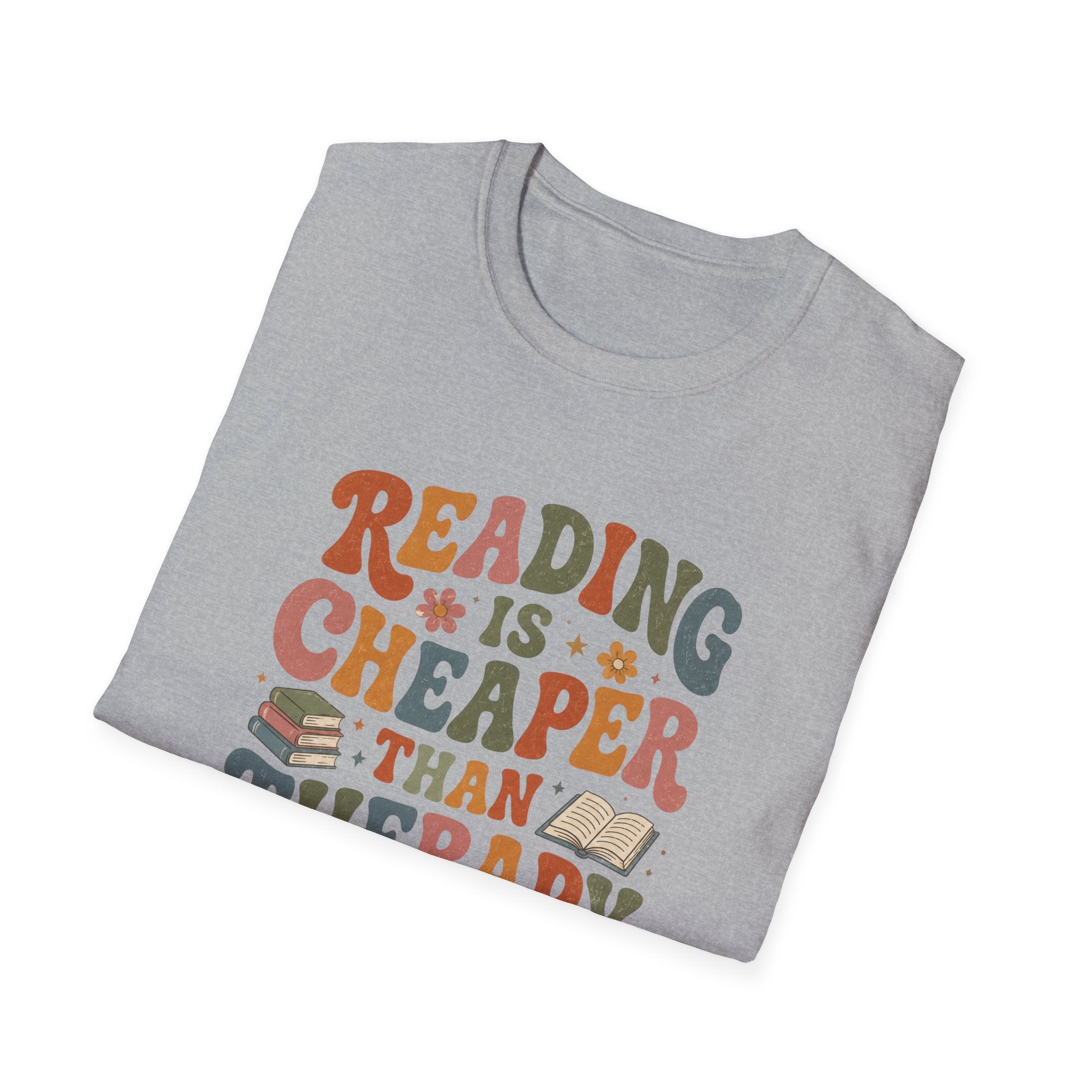 Funny Reading Therapy T-shirt