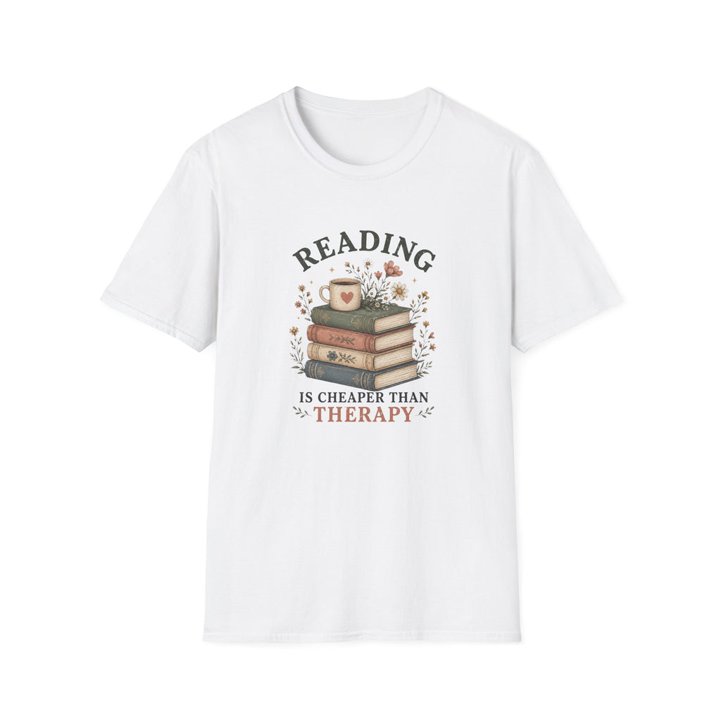 Funny Reading Therapy T-shirt