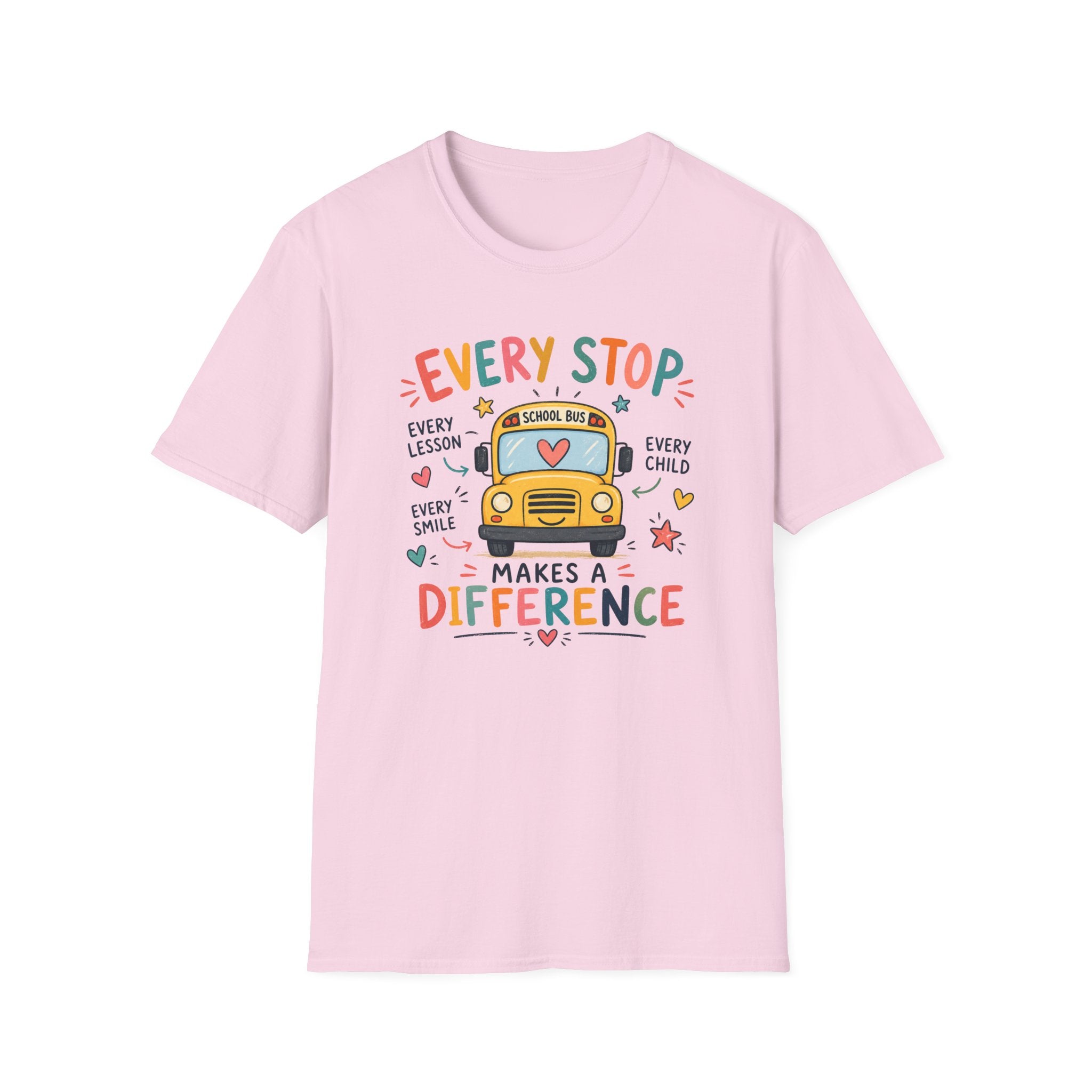 School Bus Teacher T-shirt