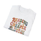 Funny Reading Therapy T-shirt