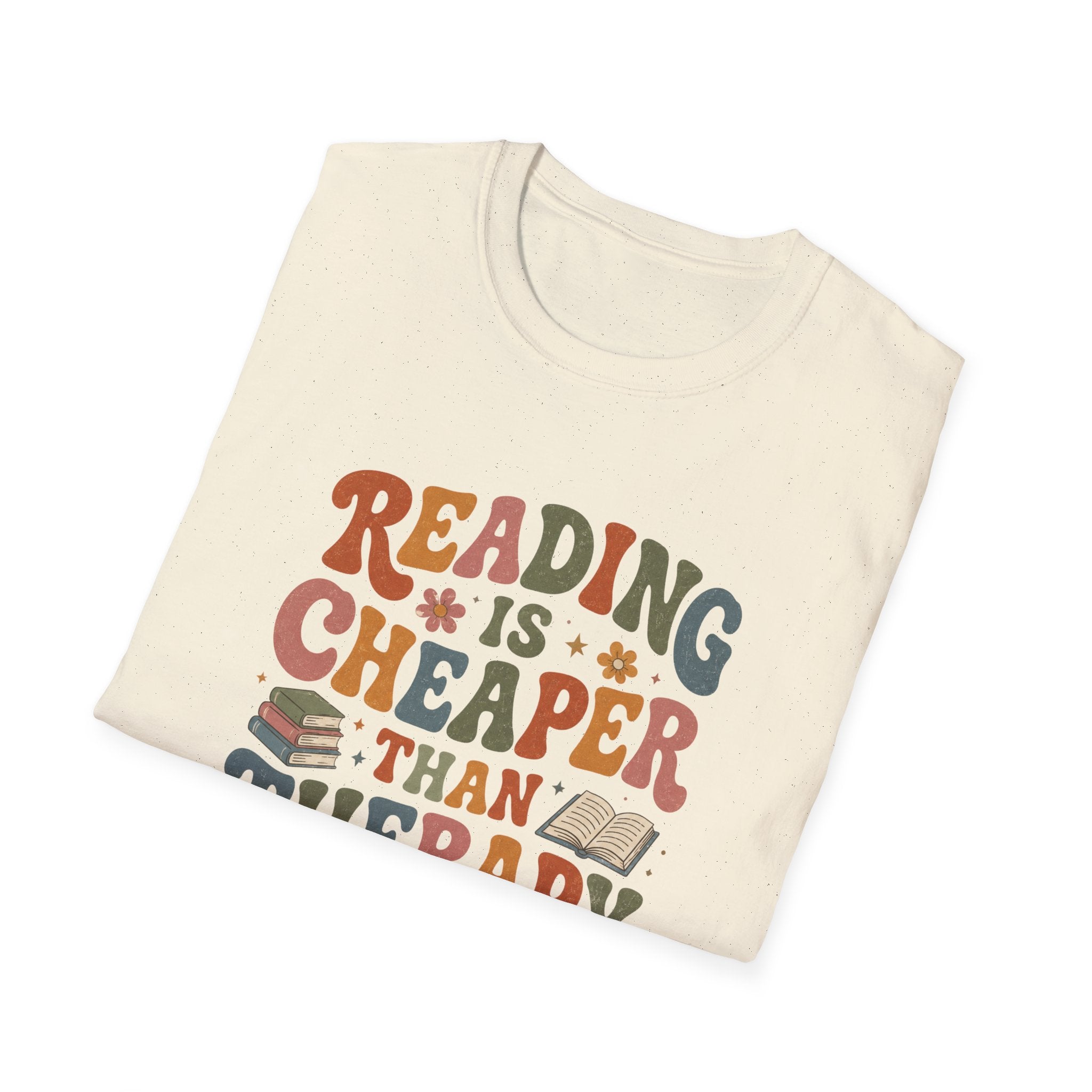 Funny Reading Therapy T-shirt