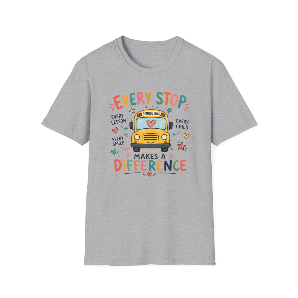 School Bus Teacher T-shirt