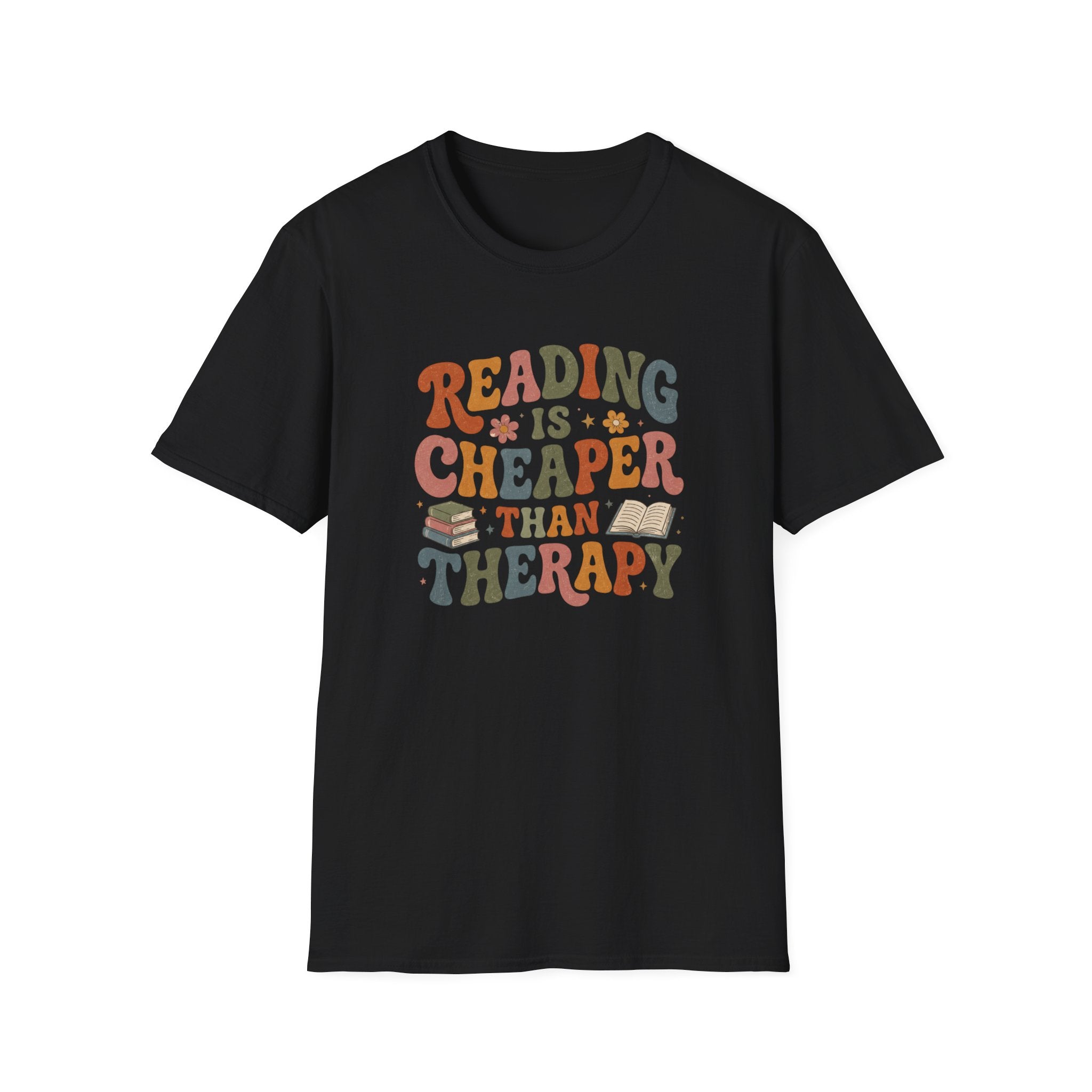 Funny Reading Therapy T-shirt