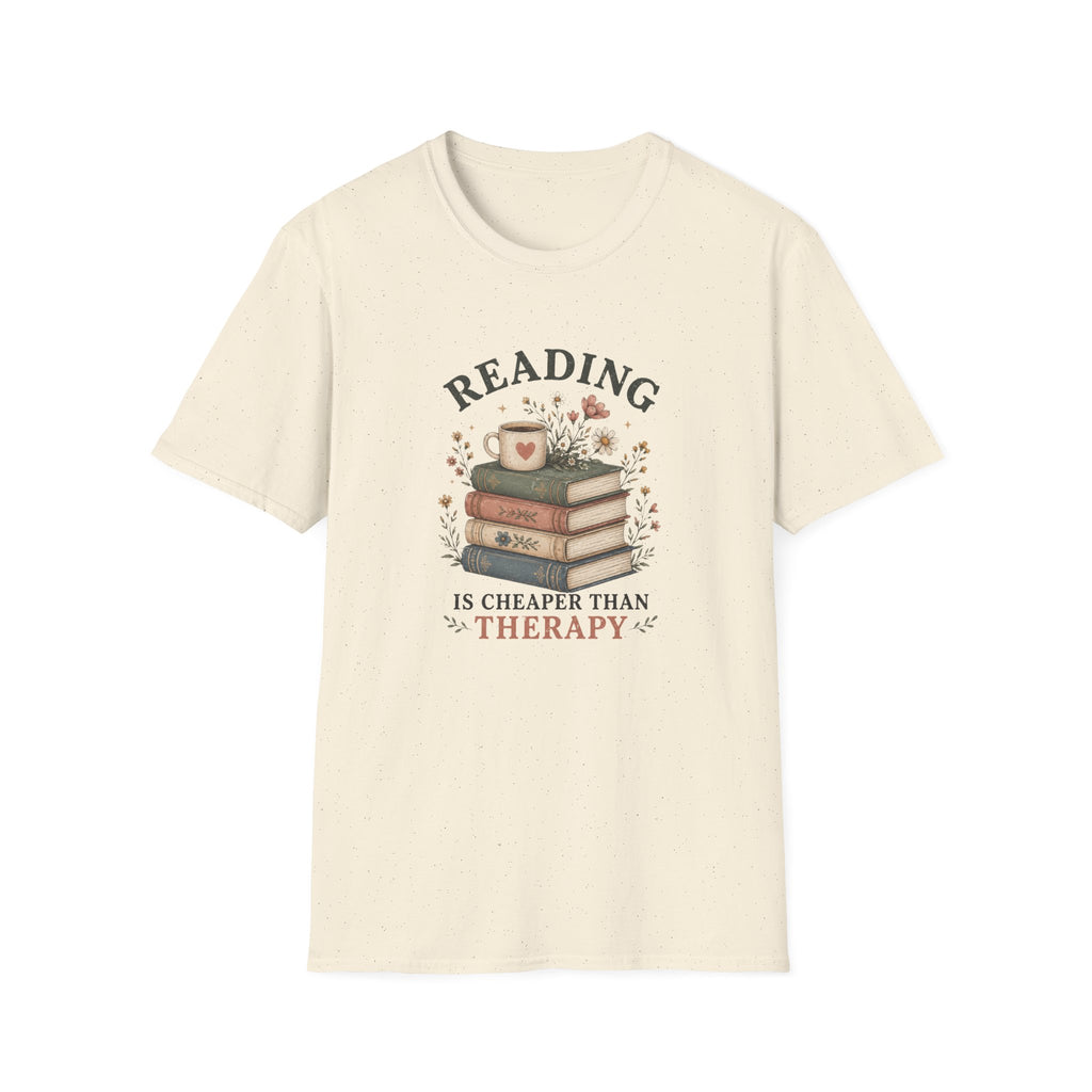 Funny Reading Therapy T-shirt