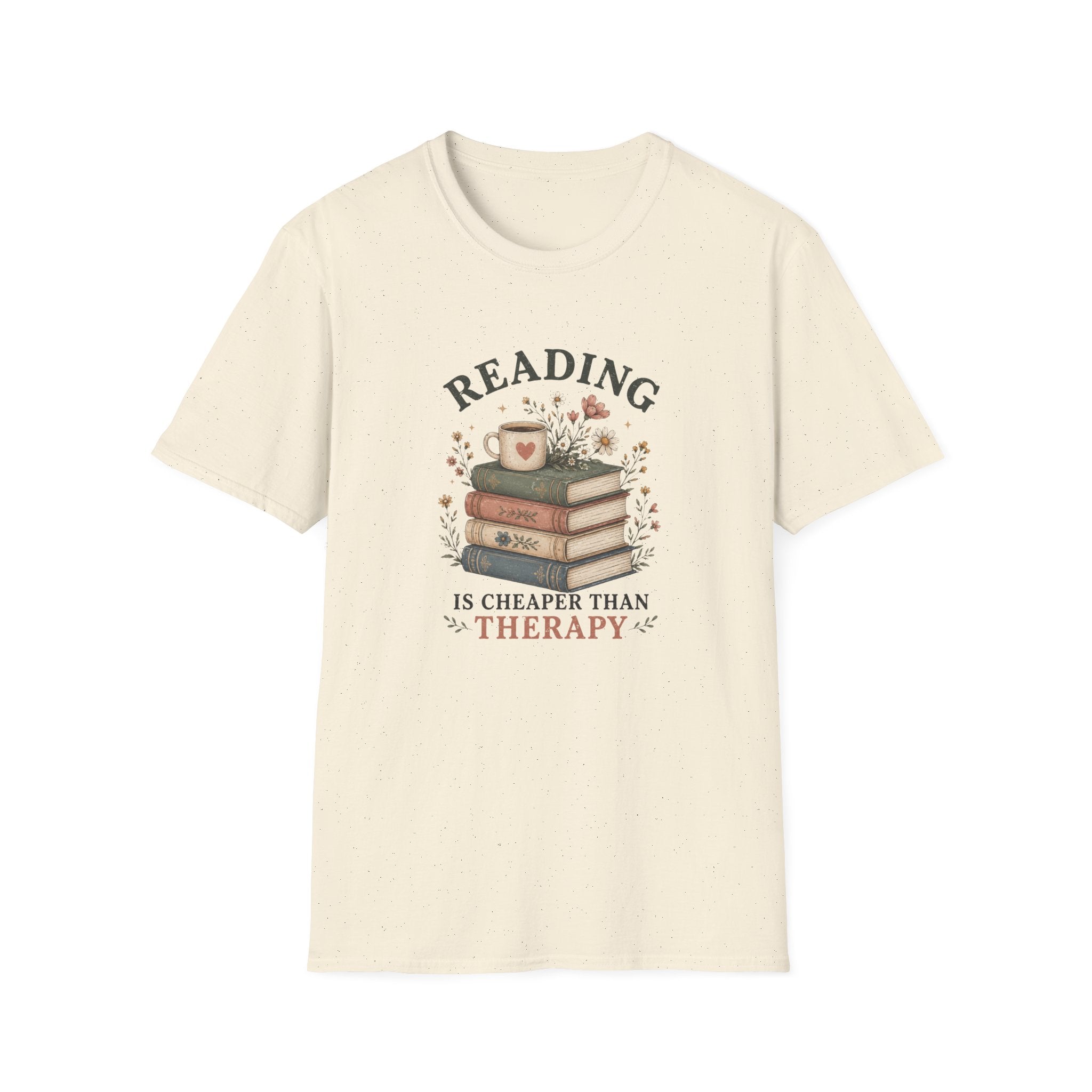Funny Reading Therapy T-shirt