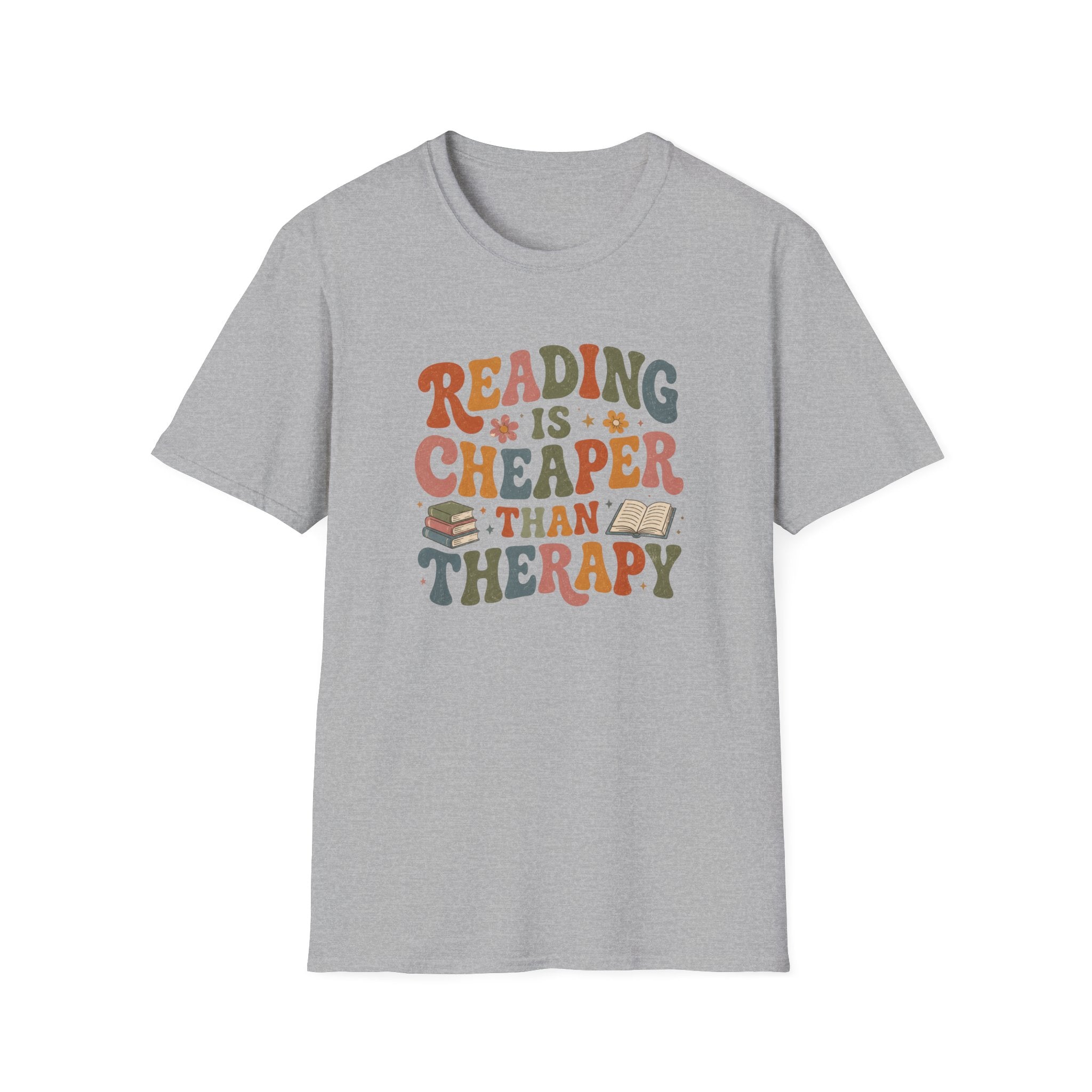 Funny Reading Therapy T-shirt