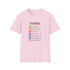 Teacher List T-shirt