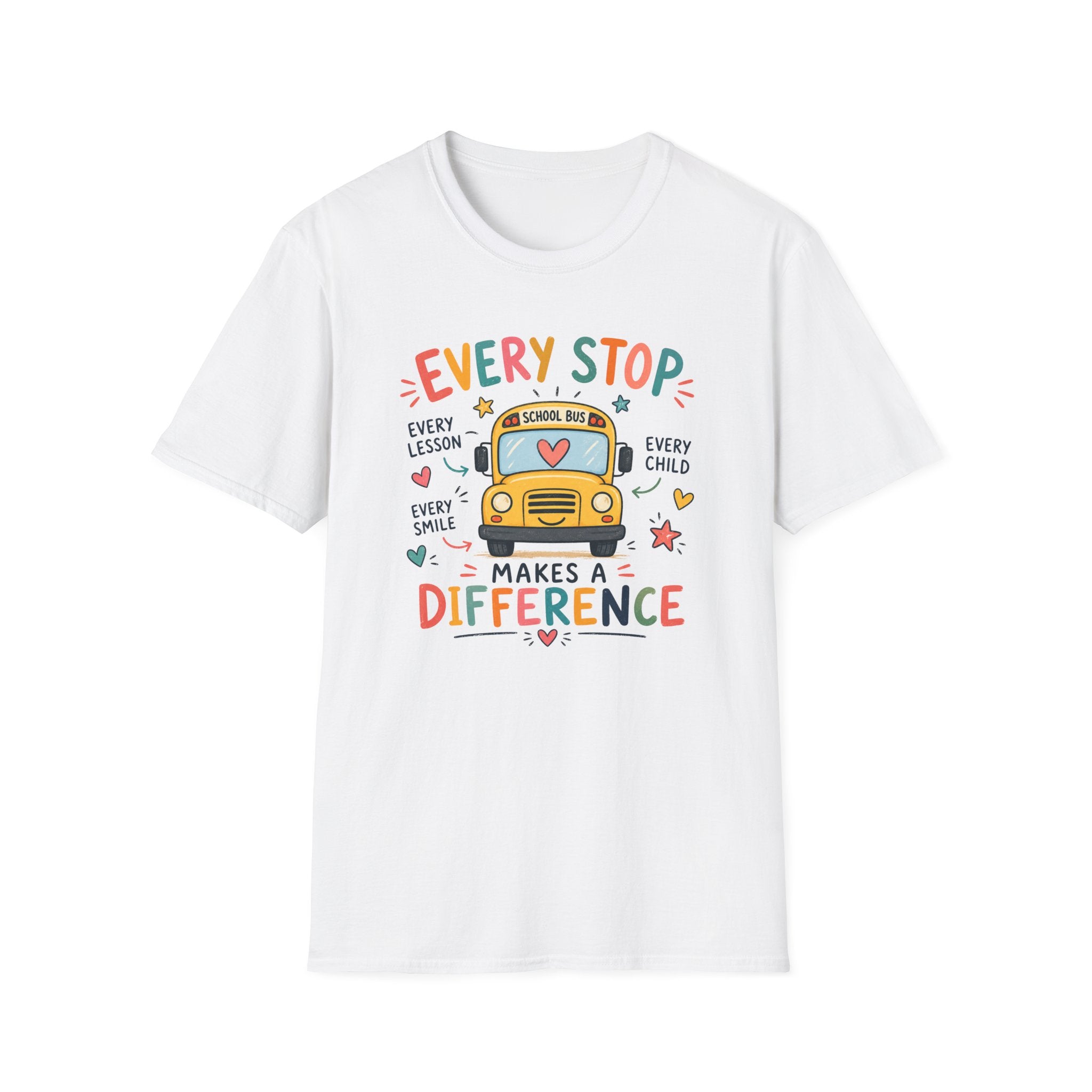 School Bus Teacher T-shirt