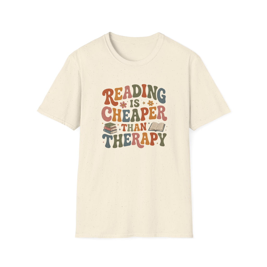 Funny Reading Therapy T-shirt