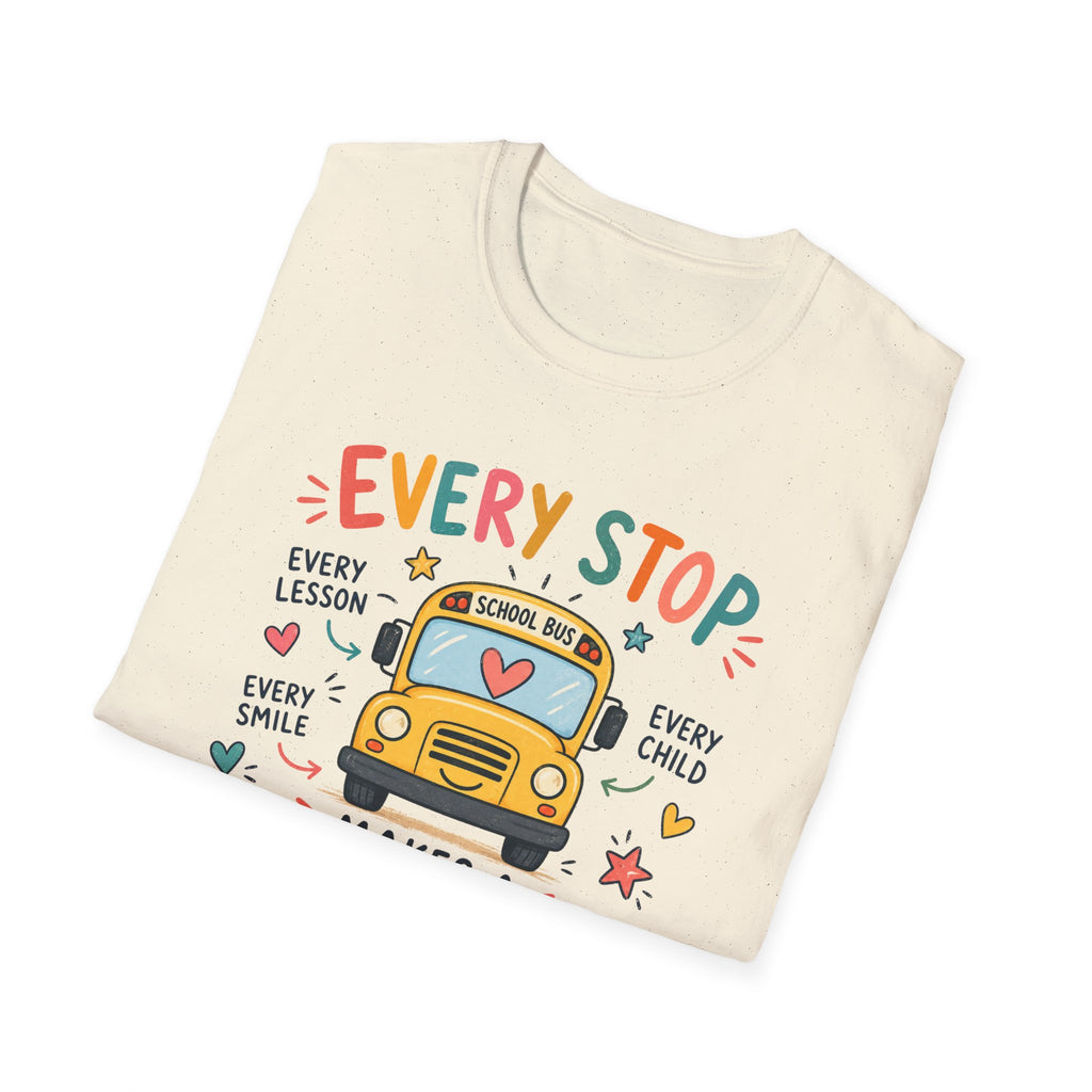 School Bus Teacher T-shirt