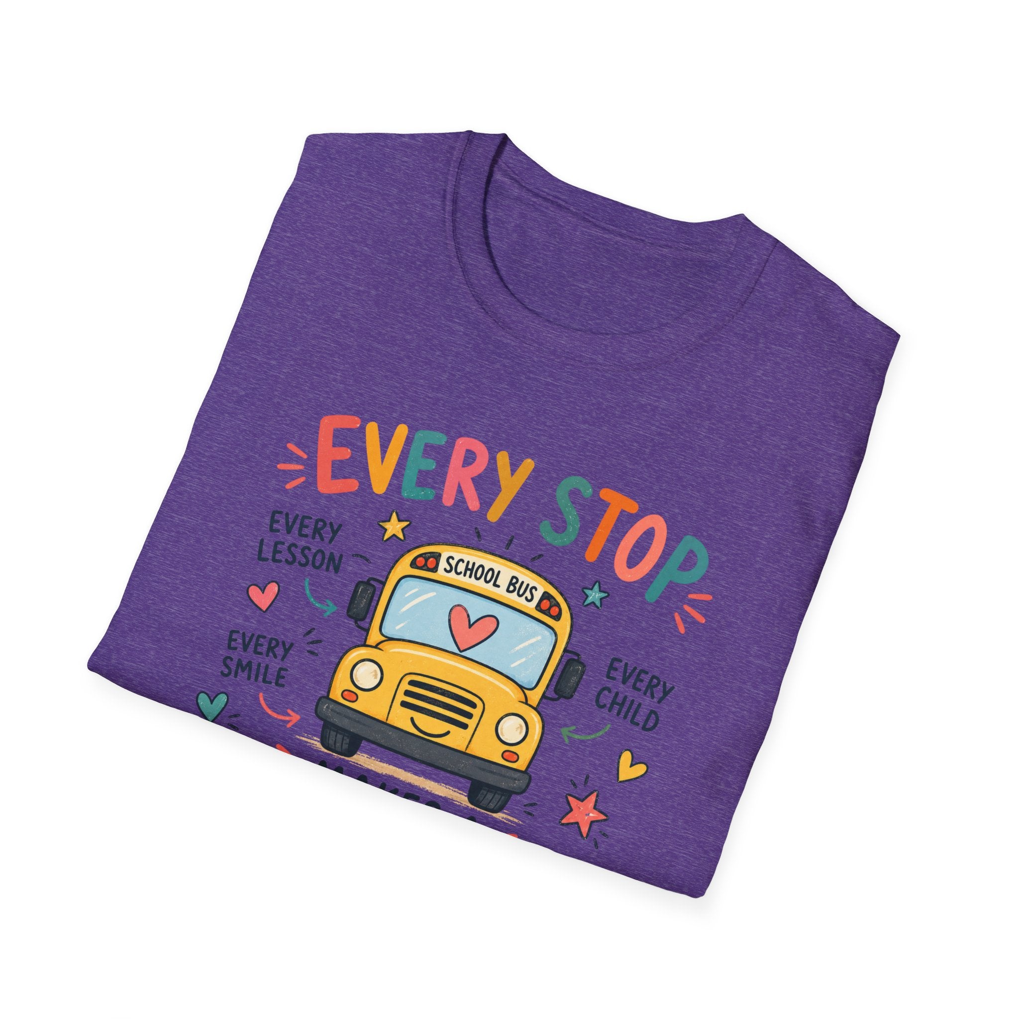 School Bus Teacher T-shirt