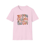 Funny Reading Therapy T-shirt
