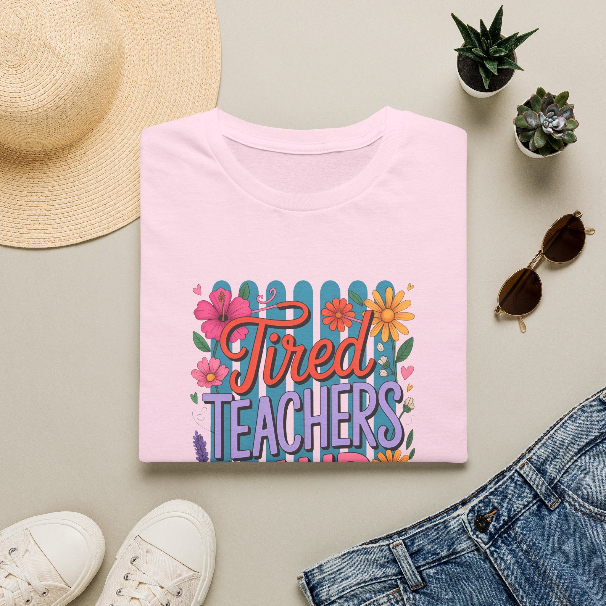 Tired Teachers Club T-shirt