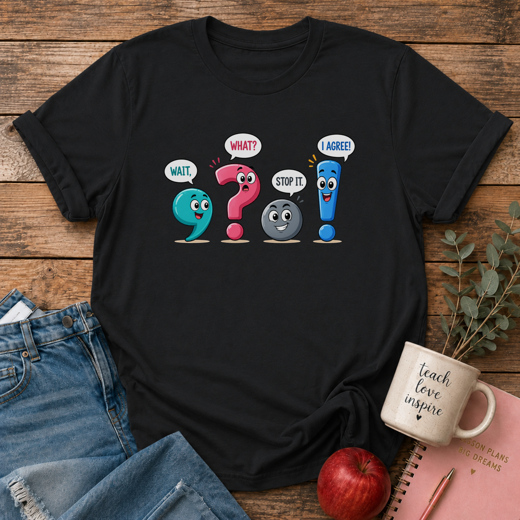 Funny Punctuation T-shirt