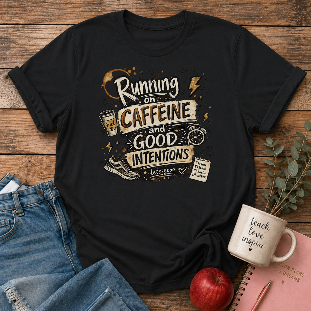 Caffeine & Good Intentions T-shirt
