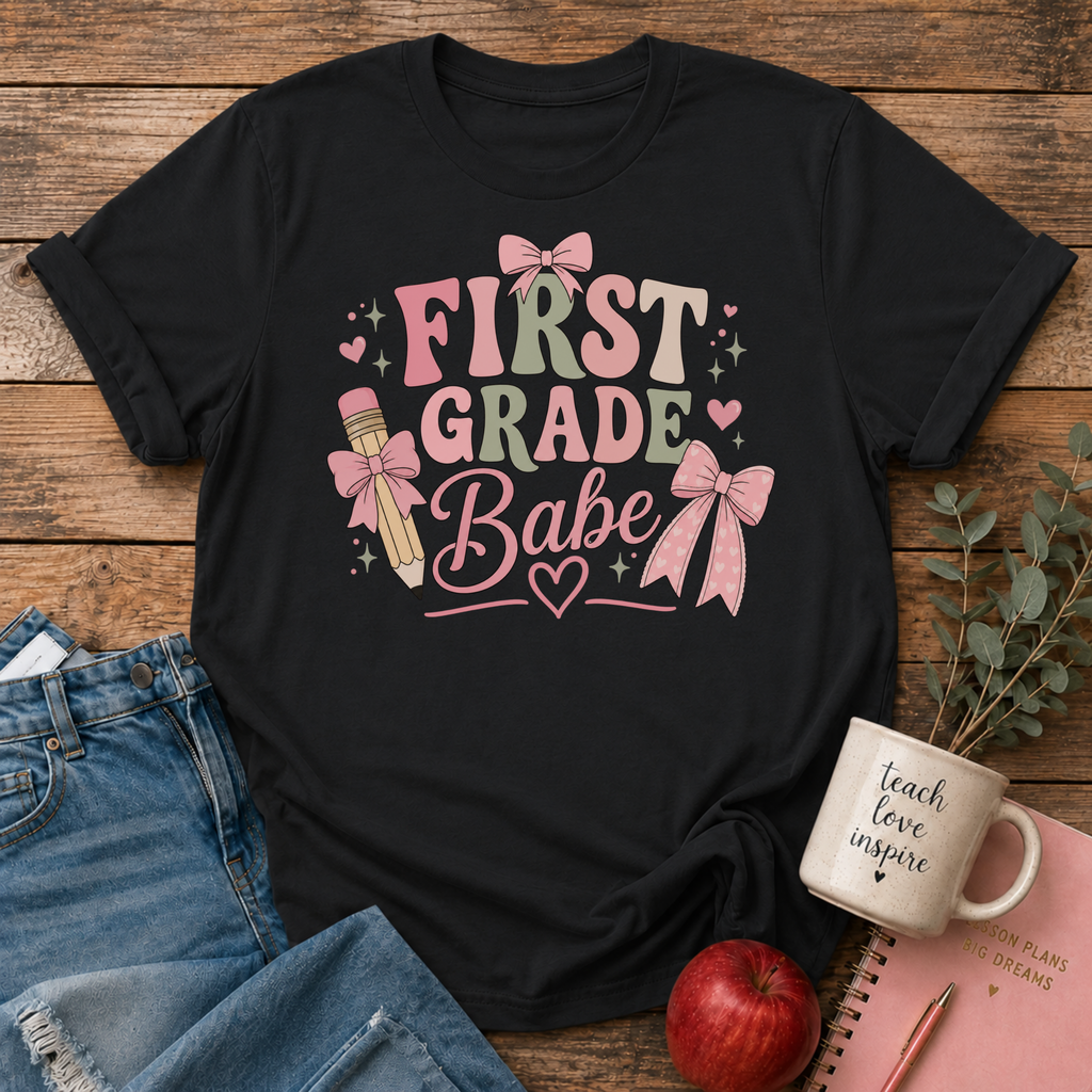 First Grade Babe T-shirt