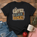 Coffee Teach Repeat T-shirt