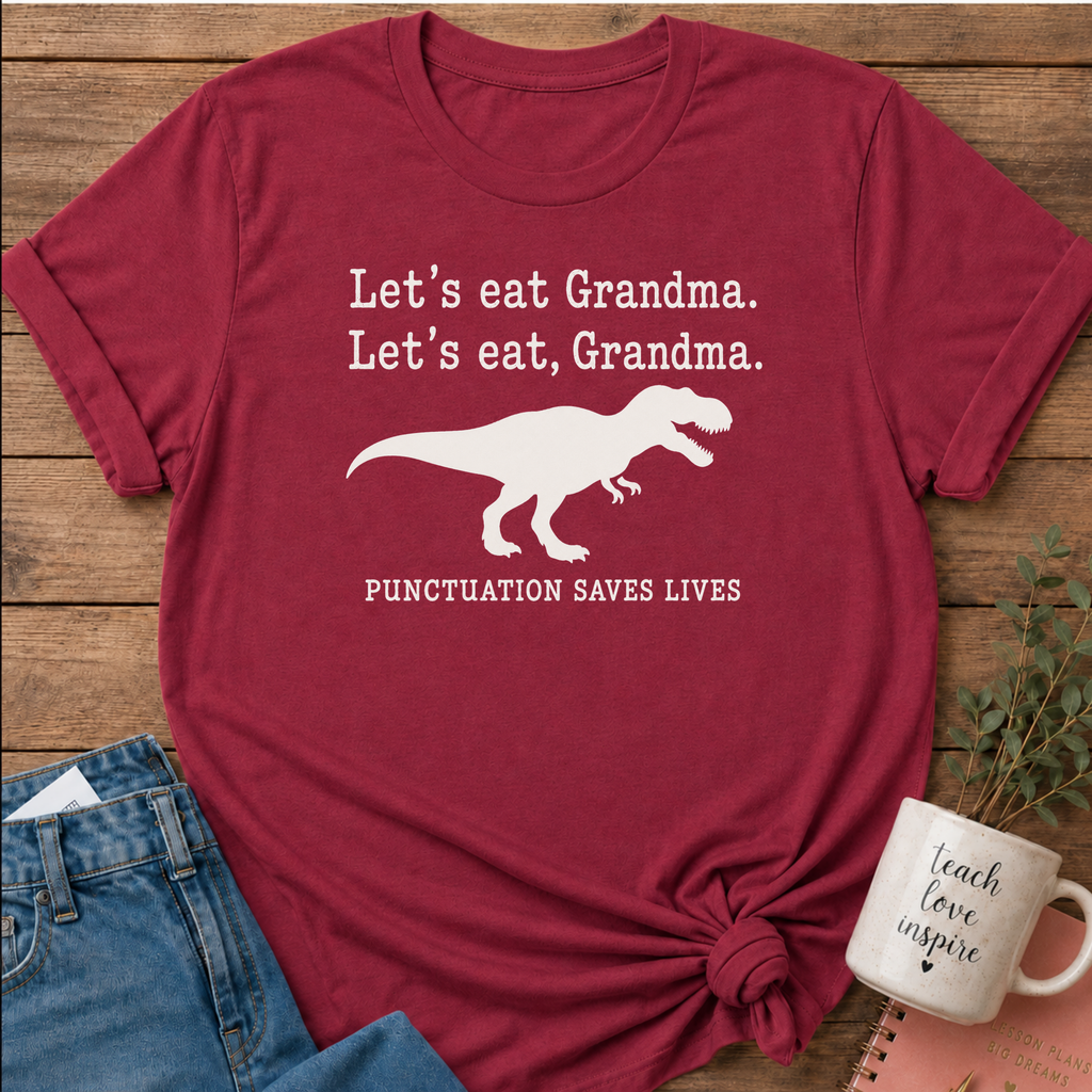 Punctuation Saves Lives T-shirt