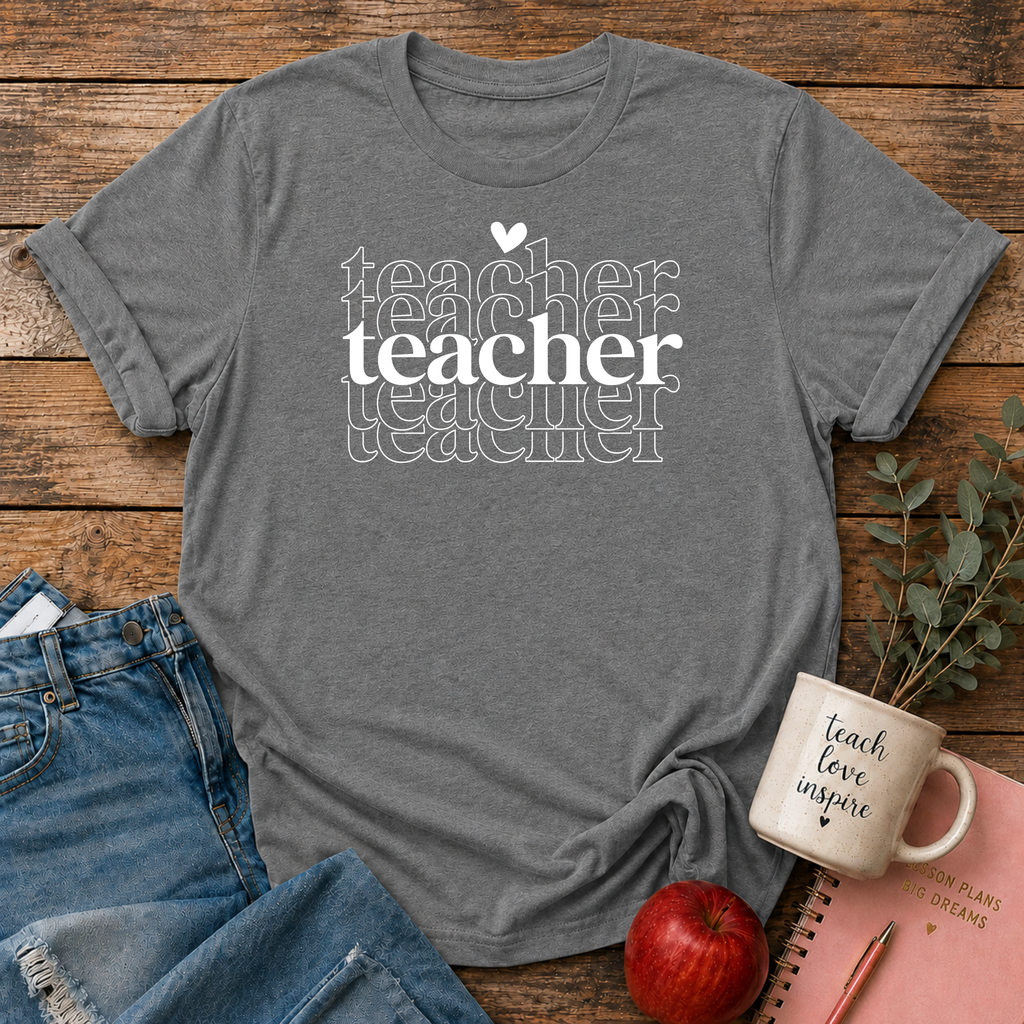 Teacher Layered T-shirt
