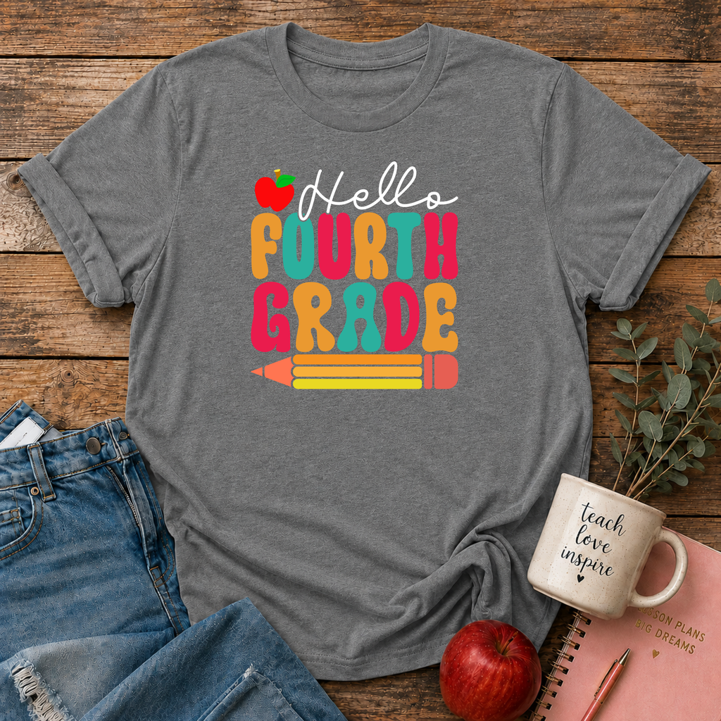 Hello Fourth Grade T-shirt