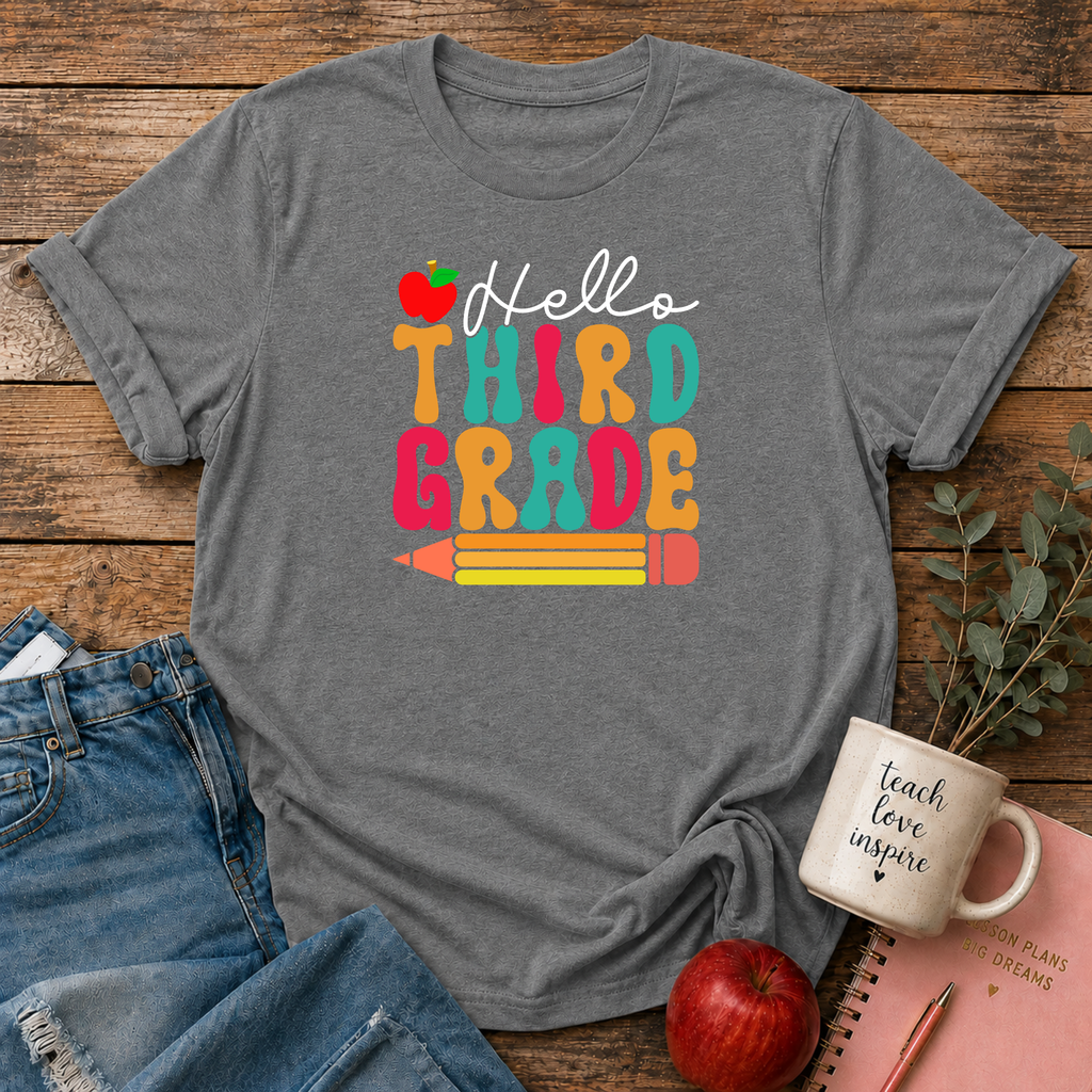 Hello Third Grade T-shirt