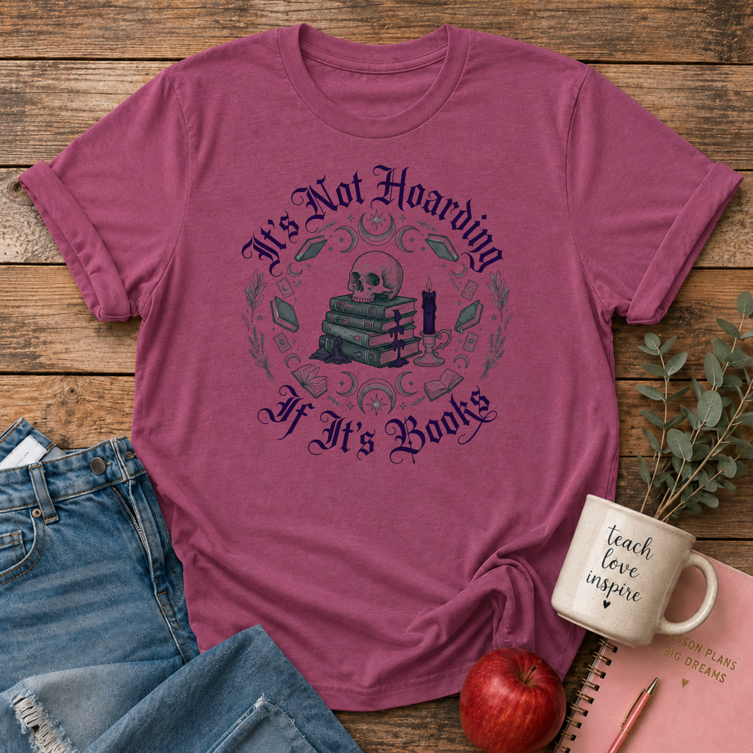 Not Hoarding if it's Books T-shirt