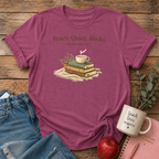Peace Quiet Books T-shirt