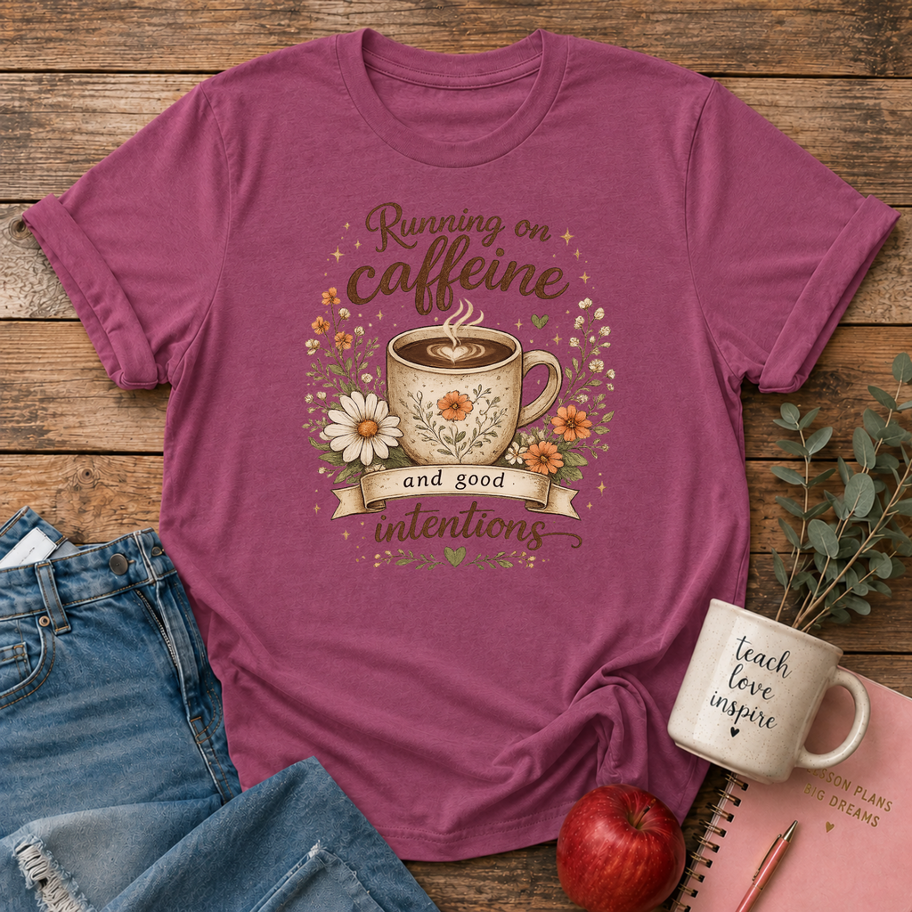 Caffeine & Good Intentions T-shirt