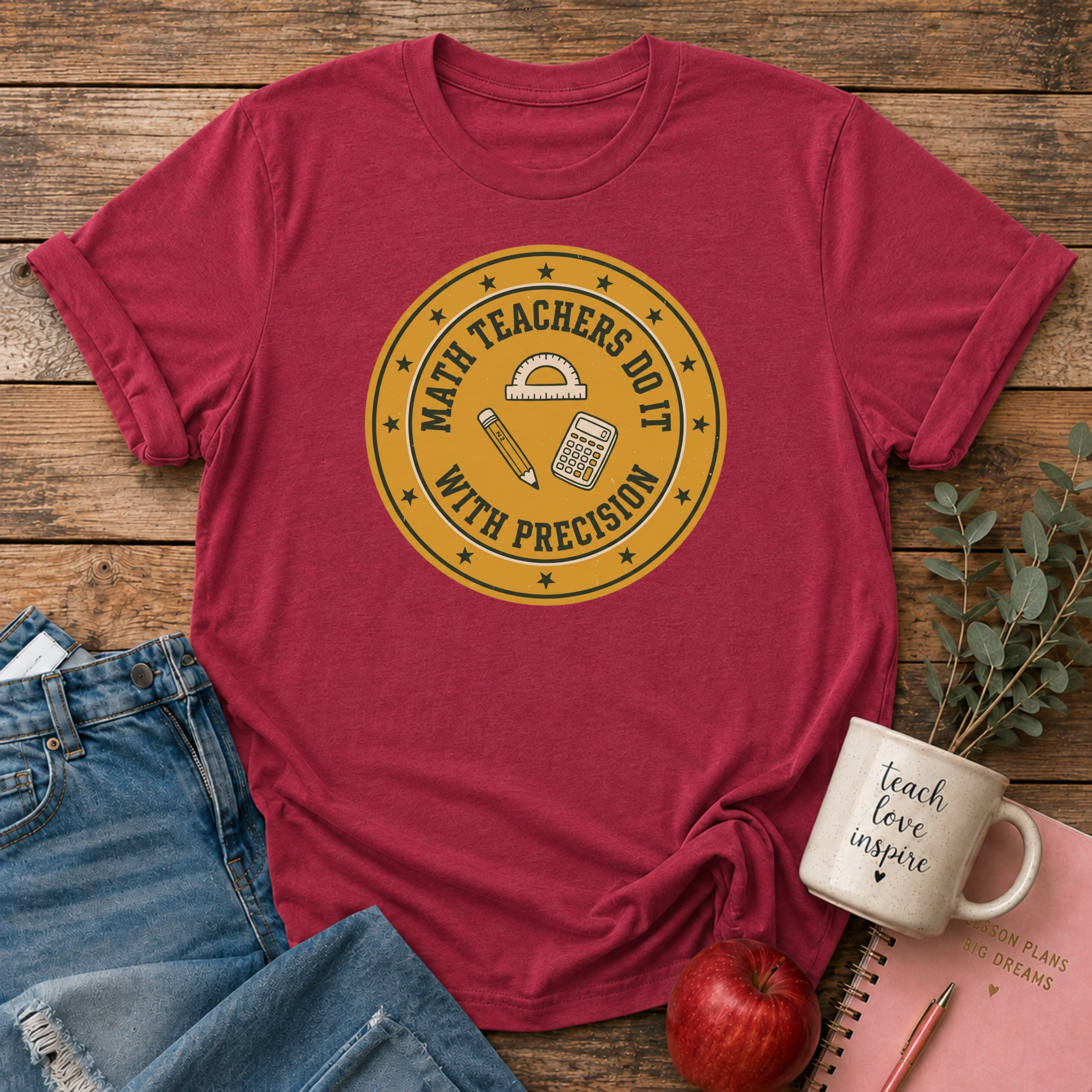 Math Teacher T-shirt