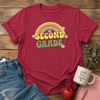 Second Grade Retro T-shirt