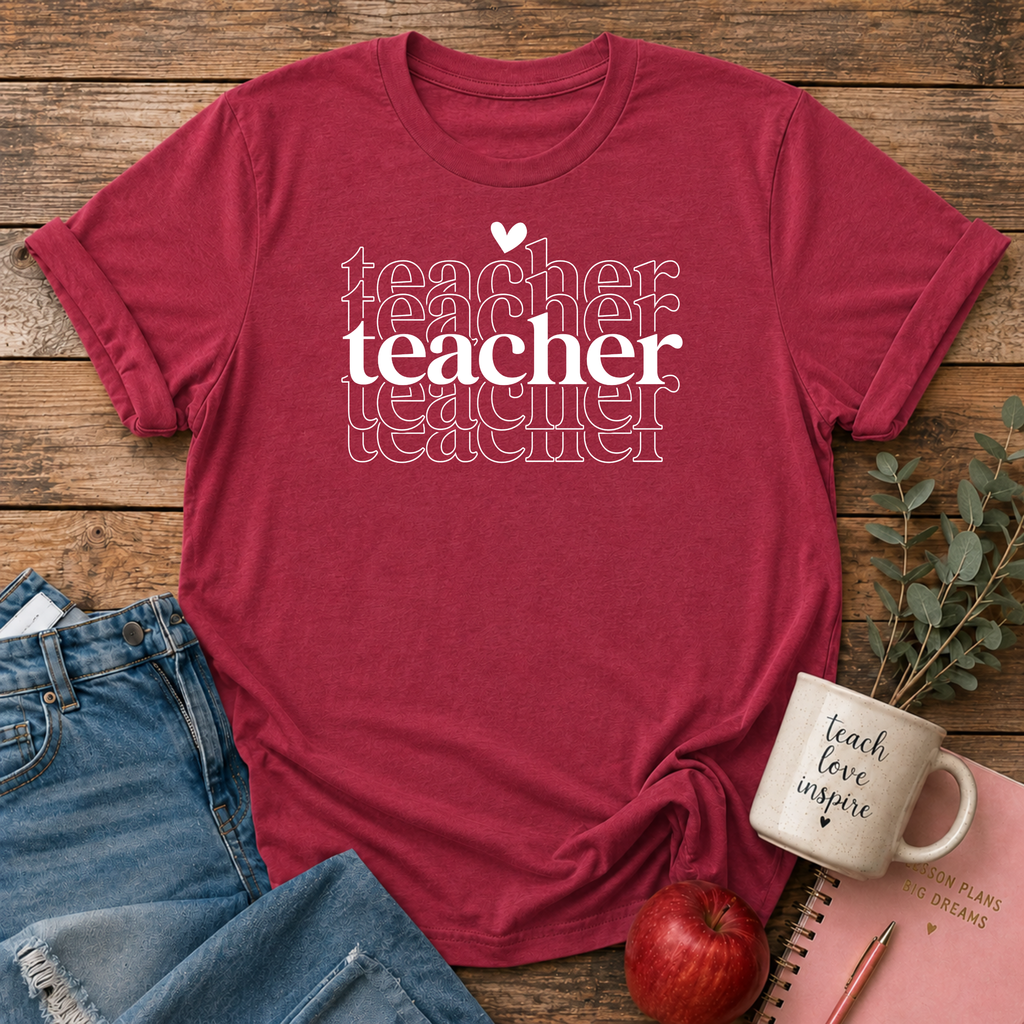 Teacher Layered T-shirt