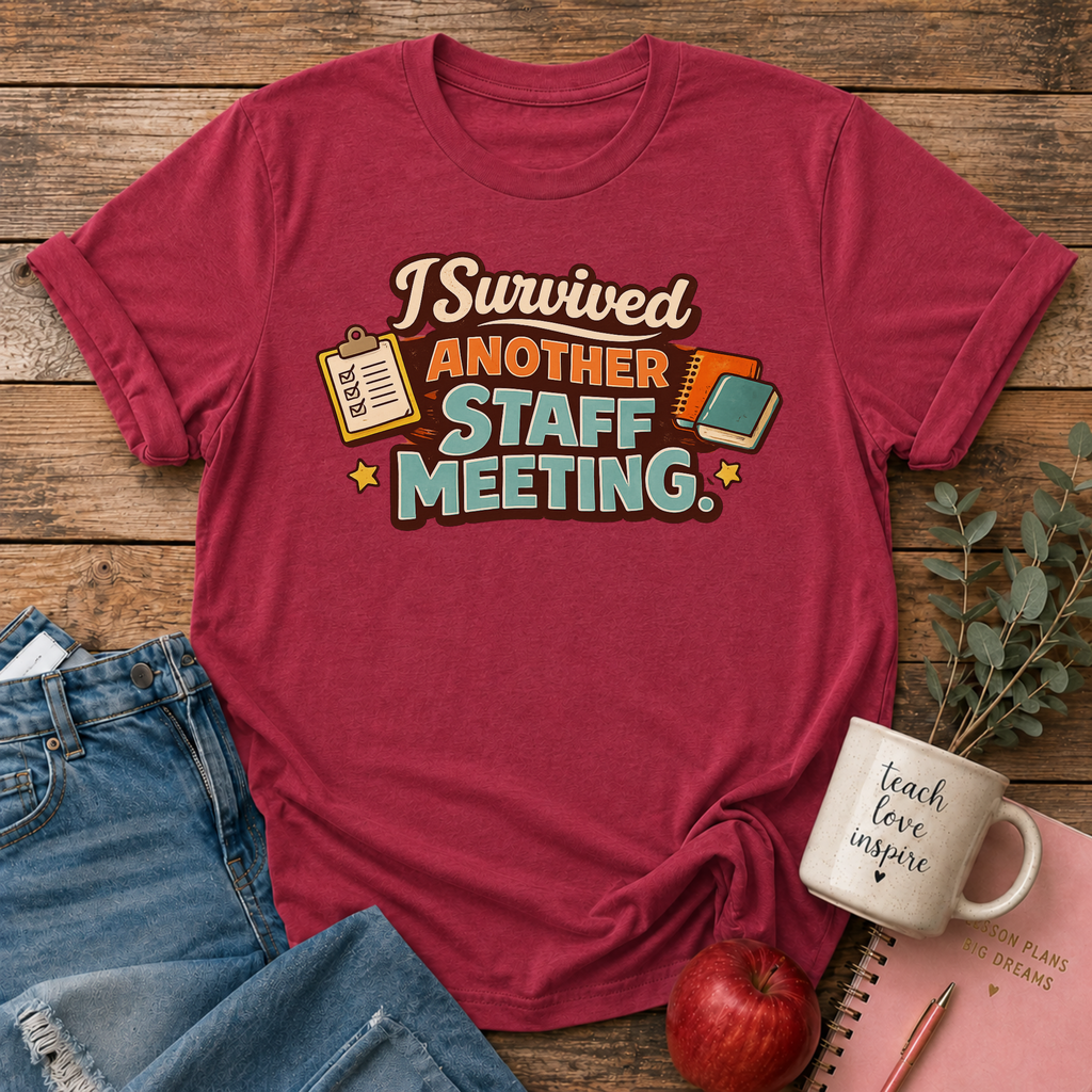 Survived Another Staff Meeting T-shirt