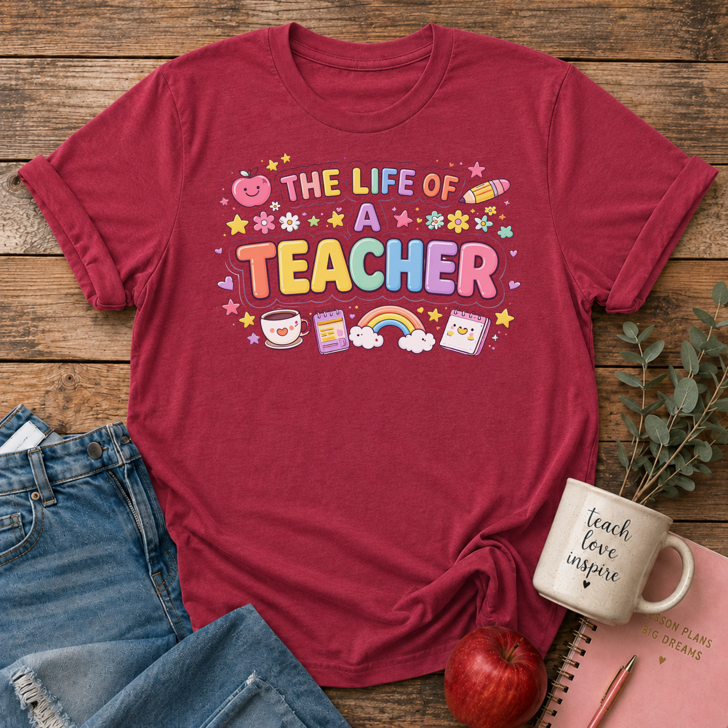 The Life of a Teacher T-shirt