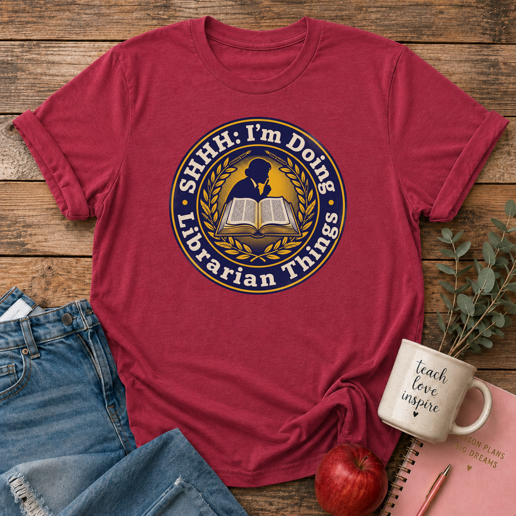 Shhh Librarian Things T-Shirt