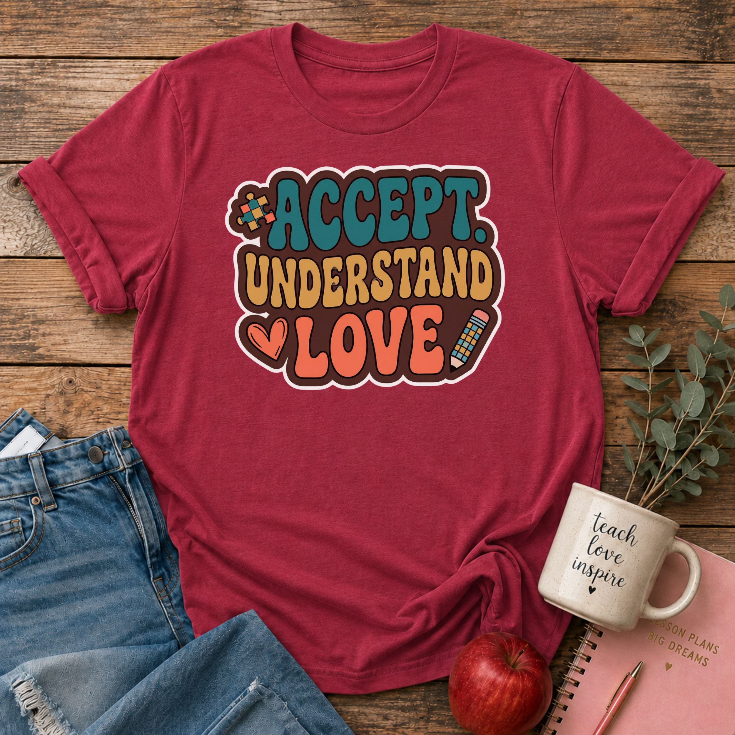 Accept Understand Love T-shirt