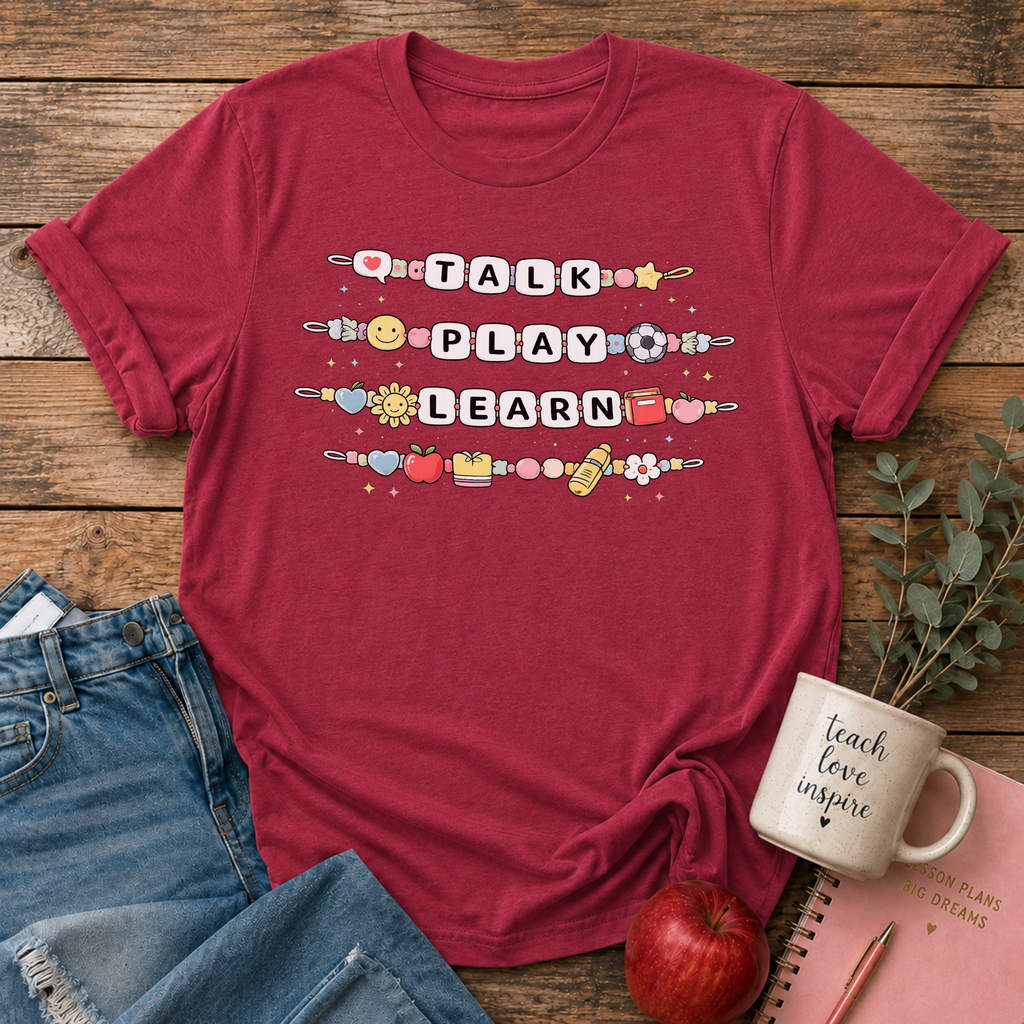 Talk Play Learn T-shirt