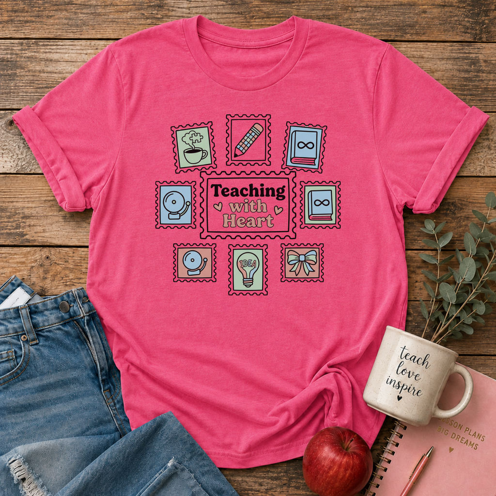 Teaching With Heart T-shirt