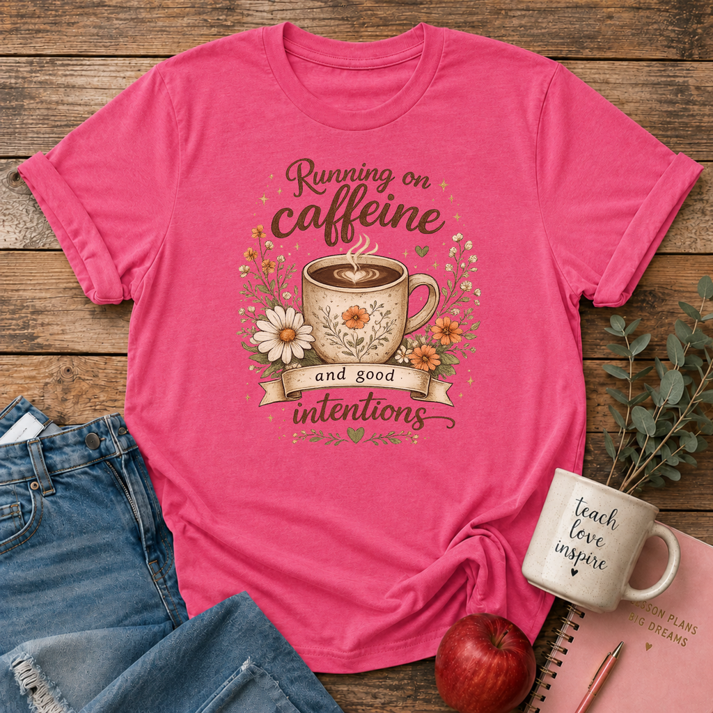 Caffeine & Good Intentions T-shirt
