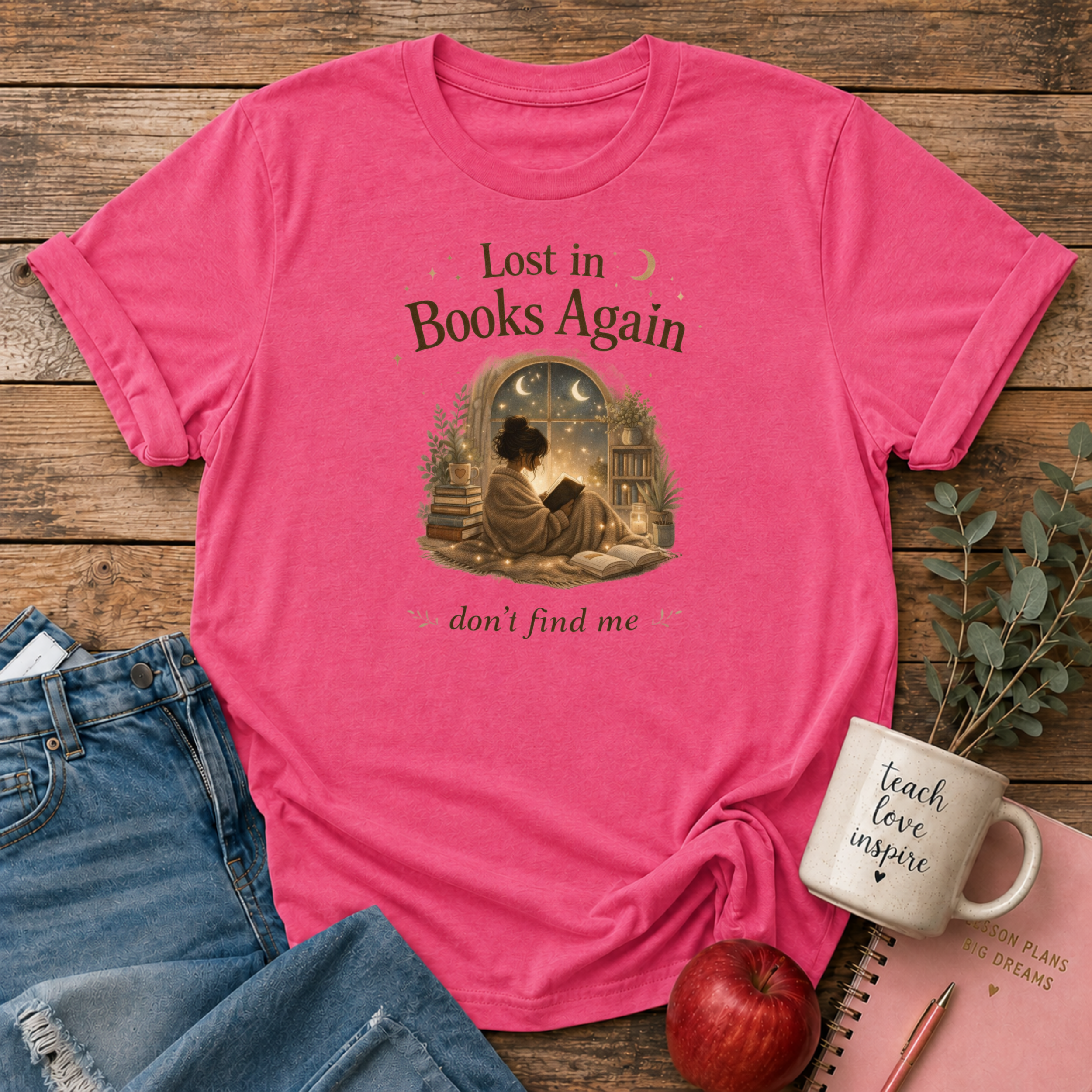 Lost in Books Again T-Shirt