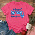 Proud Autism Teacher T-shirt