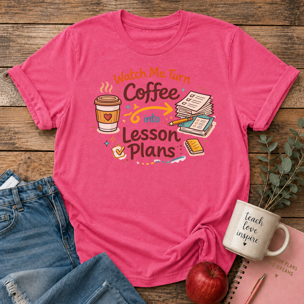 Coffee to Lesson Plans T-shirt