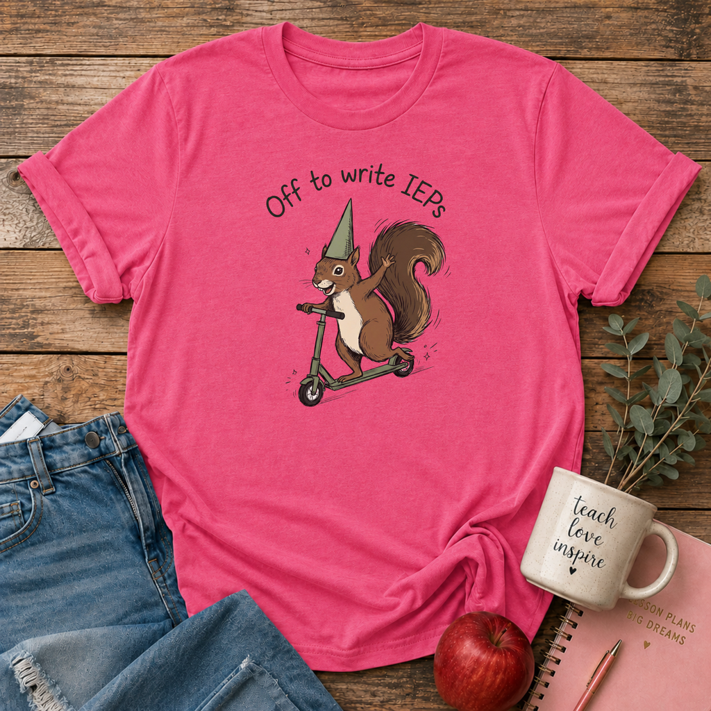 Off to write IEPs T-shirt